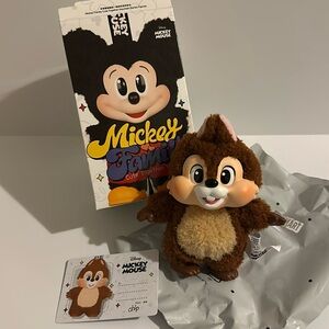 Mickey Family Pop Mart Chip Plush Keychain